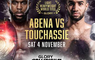 Glory Collision 6: licht zwaargewicht kampioen Abena vond een nieuwe tegenstander