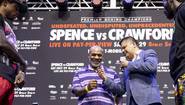 Spence and Crawford met at the final press conference