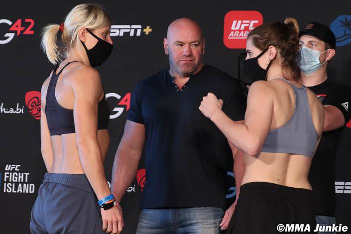 UFC Fight Island 8: photos from weigh-in