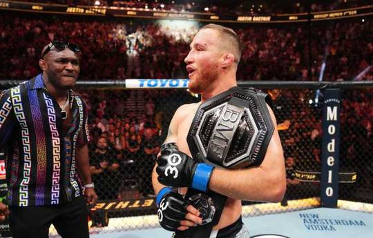 Gaethje appreciated the idea of calling Coleman to present the BMF belt to him