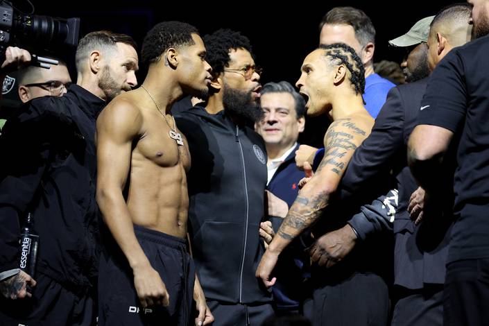 Haney and Prograis weigh in