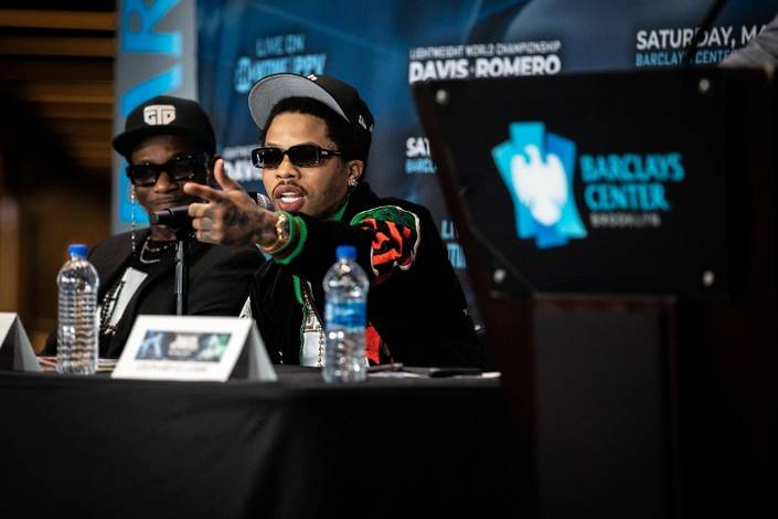 Davis and Romero met at a press conference