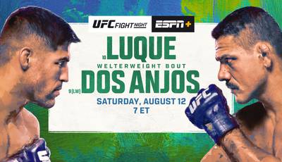 UFC on ESPN 51: Luque vence a dos Anjos y otros resultados
