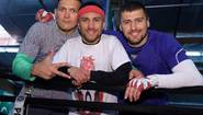 Ломаченко, Усик и Гвоздик провели открытую тренировку (фото)