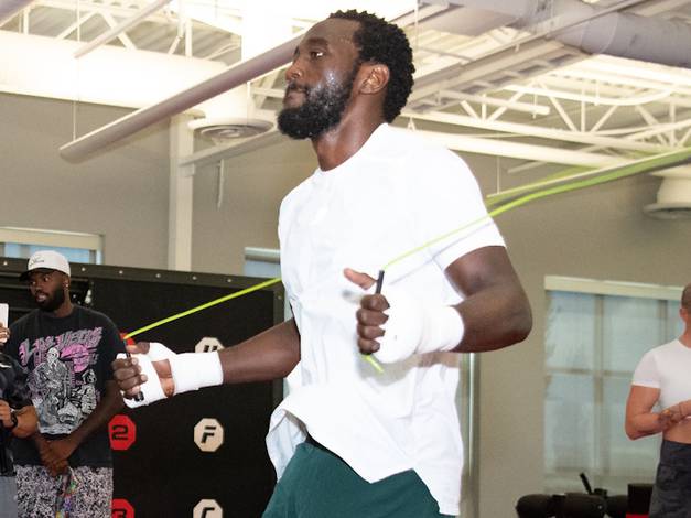 Crawford had an open workout