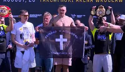 Usyk is lighter than Dubois, Berinchyk is lighter than Yigita and other weigh-in results