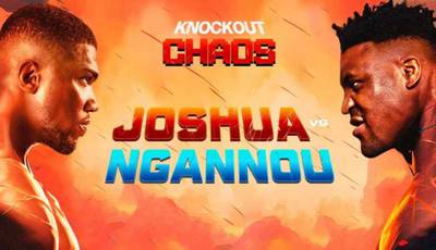 Joshua nocauteou Ngannou e outros resultados da noite de boxe