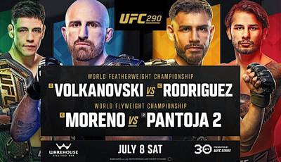 Volkanovski nocauteou Rodriguez e outros resultados do UFC 290
