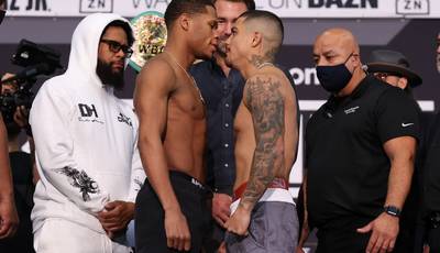 Haney and Diaz make weight