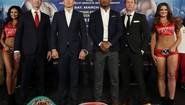 Golovkin, Jacobs - Face To Face at Final Press Conference (photo + video)