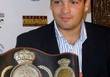 Юрий Барашьян с поясом Интерконтинентального чемпиона WBA