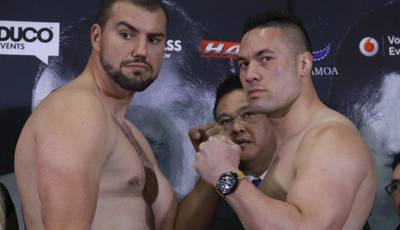 Cojanu outweighs Parker by 29 pounds