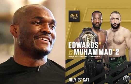 Usman gave his prediction for the Edwards vs. Muhammad fight