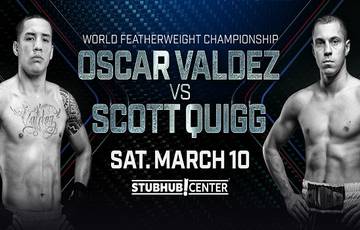 Valdez vs Quigg. Live, where to watch online
