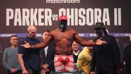 Chisora ​​and Parker were weighed