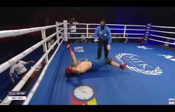 Denis Bakhtov's brutal knockout at the hands of Ivan Dychko (video)