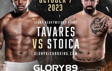 Glory 89: Tavares e Stoica vão lutar no torneio na Bulgária
