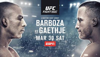 UFC on ESPN 2: Барбоза – Гэтжи. Прямая трансляция, где смотреть онлайн