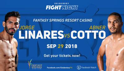 Linares vs Cotto. Where to watch live