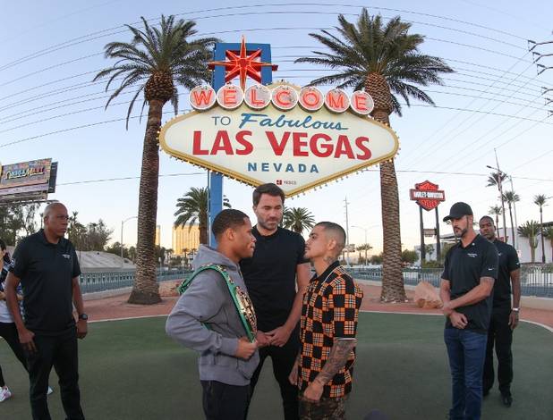 Haney y Diaz se conocieron en Las Vegas