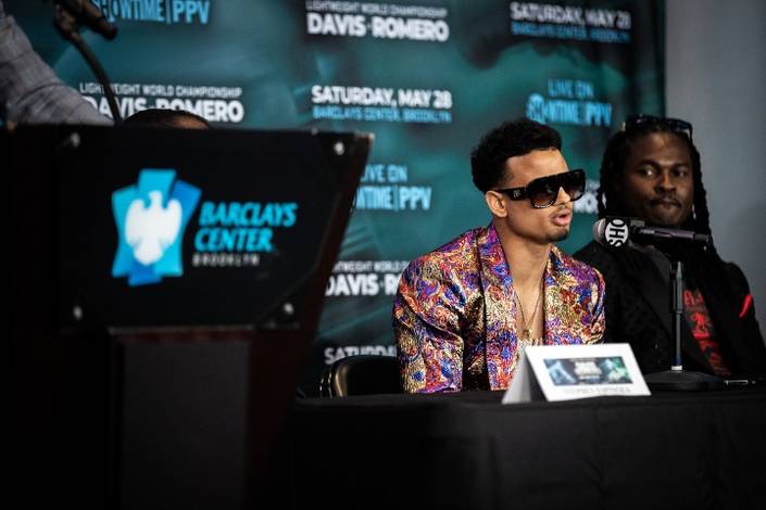 Davis and Romero met at a press conference