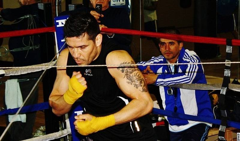 Серхио Габриэль Мартинес во время открытой тренировки
