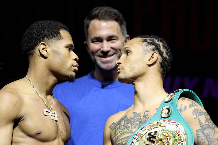 Haney and Prograis weigh in