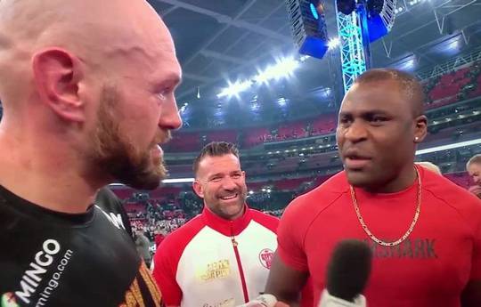Ngannou over vergoeding Fury-gevecht: 'Meer dan mijn hele UFC-carrière'