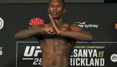 UFC 293. Adesanya vs. Strickland: weigh-in results