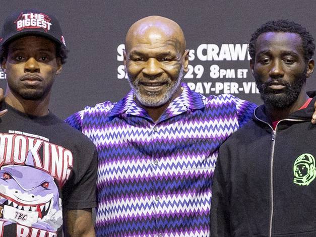 Spence and Crawford met at the final press conference