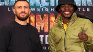 Lomachenko and Commey at the final press conference