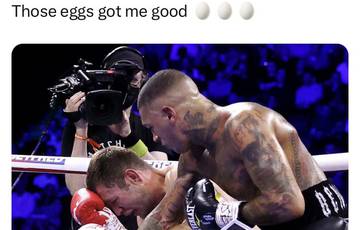 Former opponents of Benn reminded him of "eggs", Conor replied