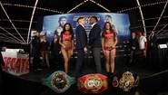 Golovkin, Jacobs - Face To Face at Final Press Conference (photo + video)