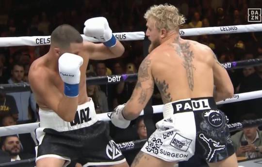 Jake Paul derrotou Diaz ao mandá-lo ao chão por knockdown