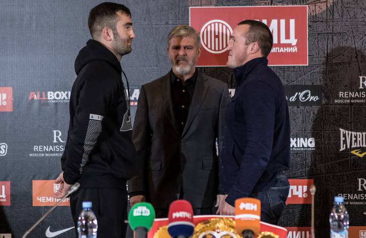 Лебедев и Гассиев встретились на пресс-конференции (фото)