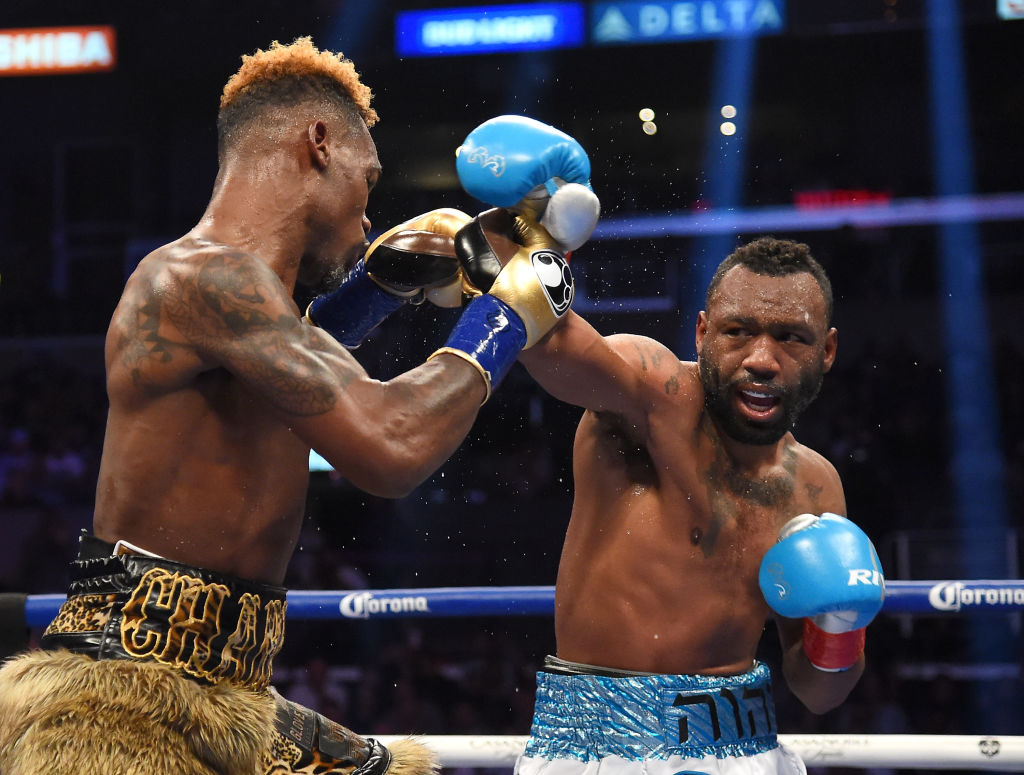 Austin Trout contra Jermell Charlo. Getty Images