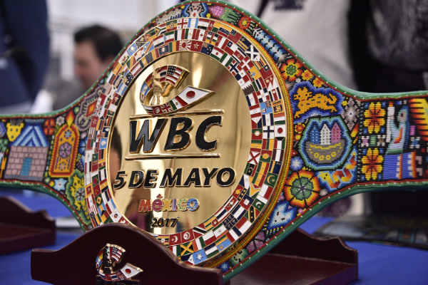 WBC unveils special Canelo-Junior belt