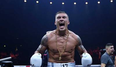 Oleksandr Usyk's manager: 'Oleksandr Usyk will take that green belt away from Fury and take it home'