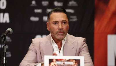 De la Hoya broke his silence on Garcia's positive doping test before his fight with Haney