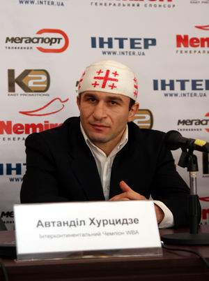 Автандил Хурцидзе на пресс-конференции в Черкассах