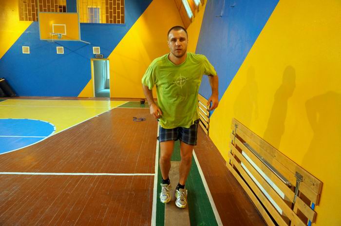Макс Бурсак на сборах в Карпатах