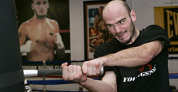 Келли Павлик в зале Southside Boxing Gym в Янгстауне