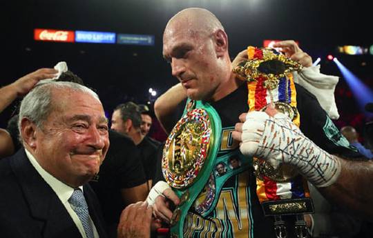 Arum: Fury to perform in England in December and then meet Joshua