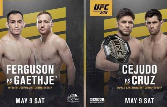 UFC officially announces 249th tournament