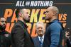 Parker and Wardley held a 'stare-down' before the fight