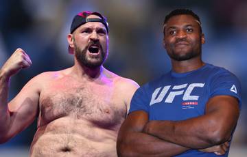 Ngannou called his fight with Fury more significant than the fight between Fury and Usyk