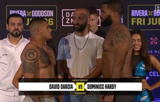 Hoe laat is David Garcia vs Dominicc Hardy vanavond? Ringwedstrijden, schema, streaming links