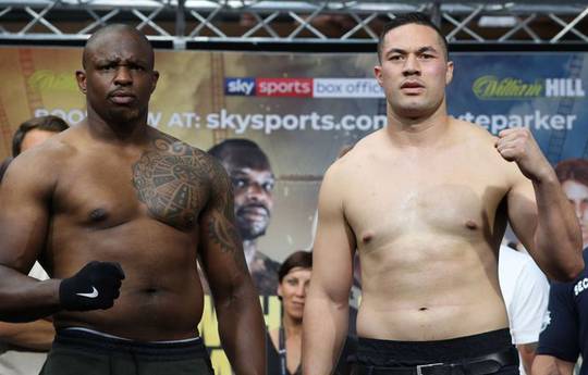 Whyte - Parker, Chisora - Takam. Weigh-in results