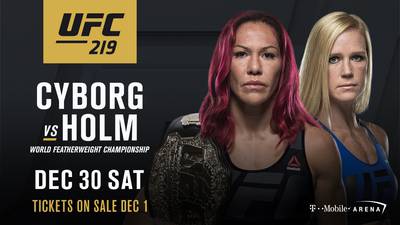 Файткард турнира UFC 219