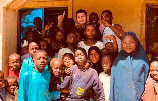 Nurmagomedov on his trip to Africa: Everyone is able to help those in need